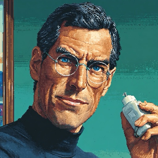 Pixel art of Pexis Back CEO