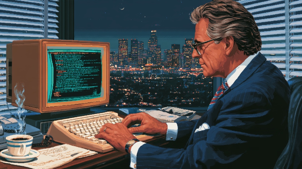 The CEO Memoir: Documenting Your Disasters in Glorious Retro Dark Mode